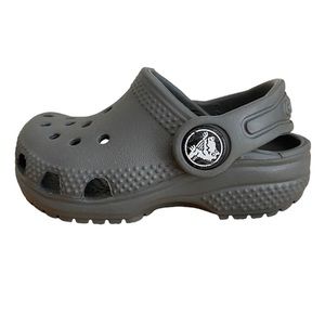 Crocs Gray Unisex Child Classic Littles Clogs Baby Shoes